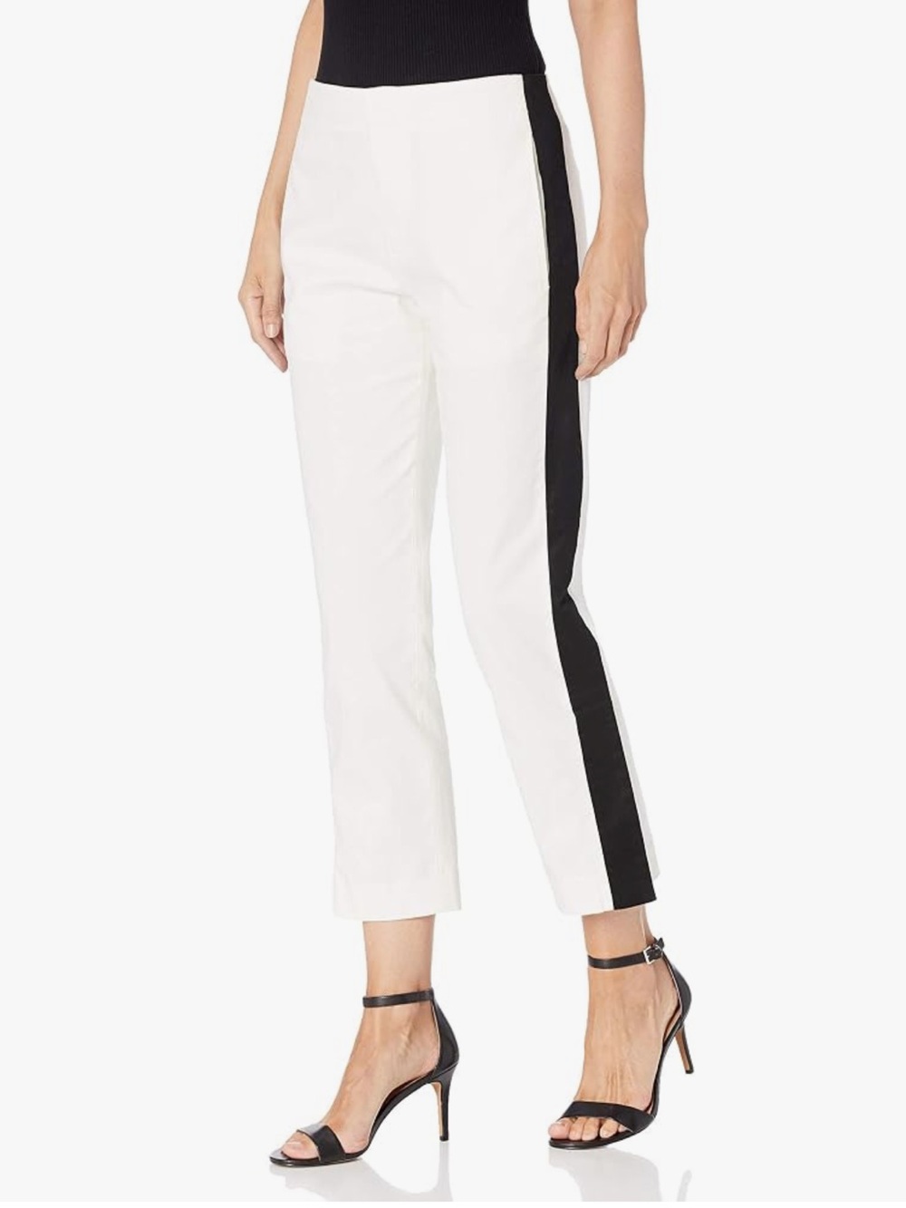 Club Monaco Women's Racer Stripe Slim Straight Pants 00